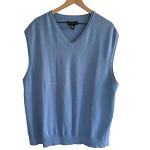 Pro Tour Golf Sweater Vest Casual Preppy Office 100% Pima Cotton Men’s Size XXL